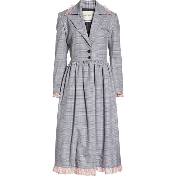 Sandy Liang Jackets & Blazers - New With Tags ❤️Sandy Liang Plaid Print Coat❤️